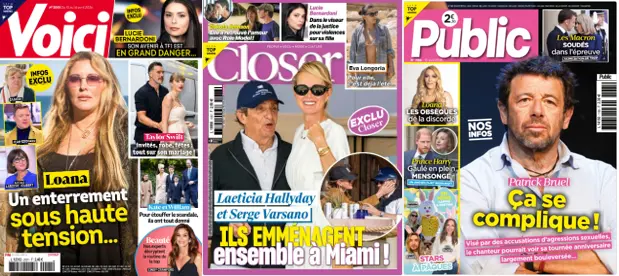 "Voici", "Closer" et "Public"