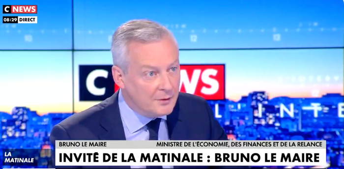 Bruno Le Maire sur LCI.