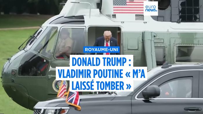 Le président américain s'est dit trahi par Vladimir Poutine, rappelant leur bonne relation avant son élection.