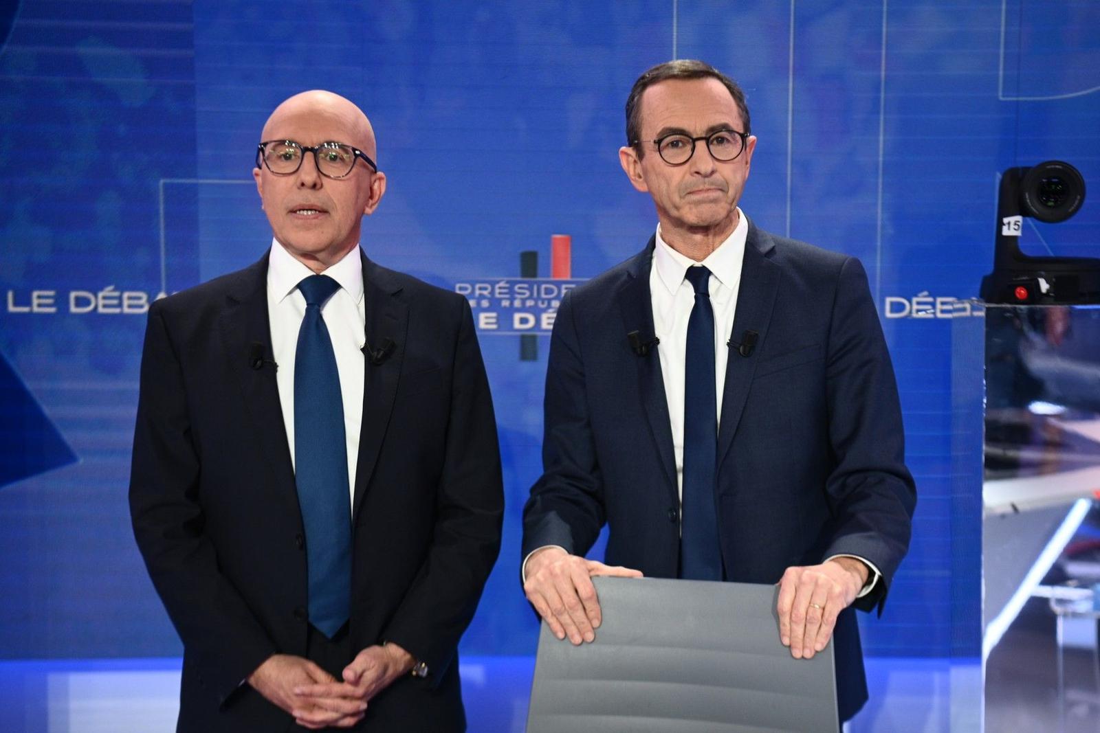 Eric Ciotti Bruno Retailleau AFP