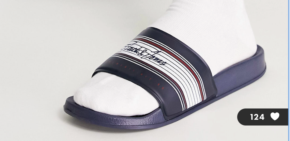 Claquette-chaussettes Asos