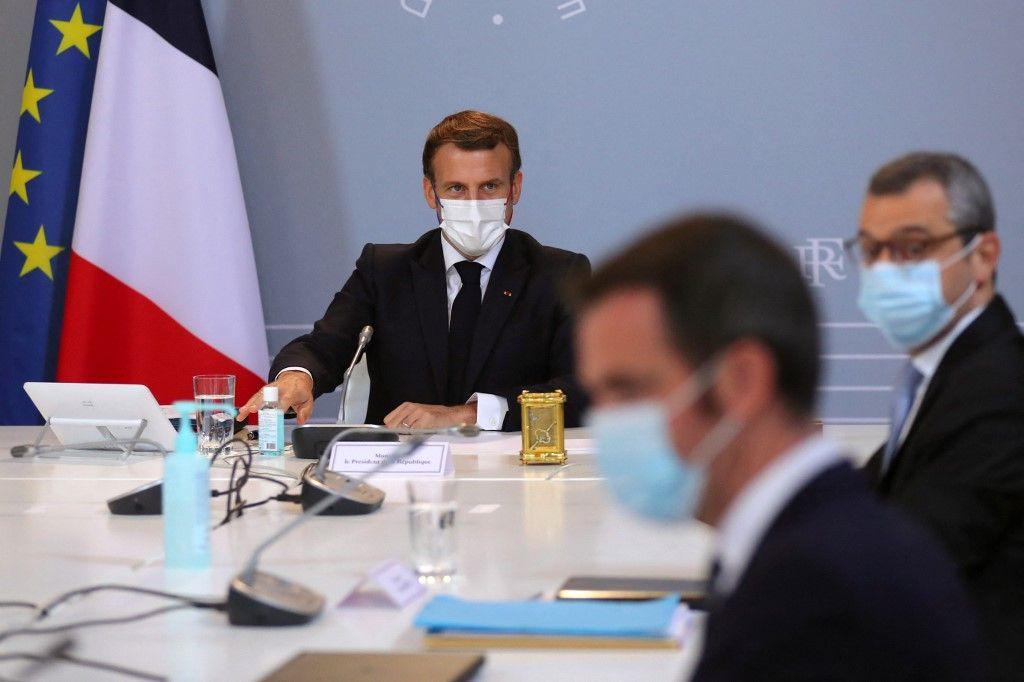 Emmanuel Macron conseil de défense AFP