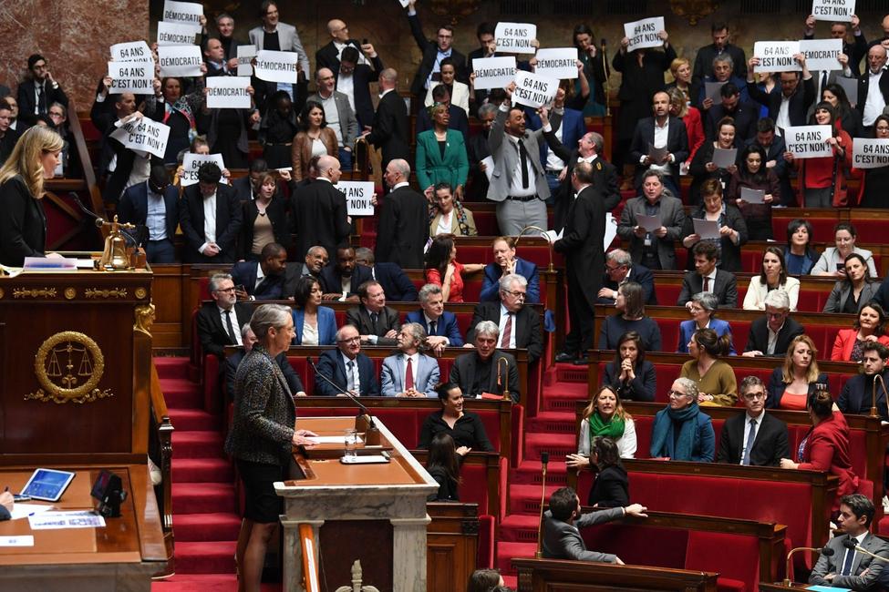 Elisabeth Borne Assemblée nationale AFP