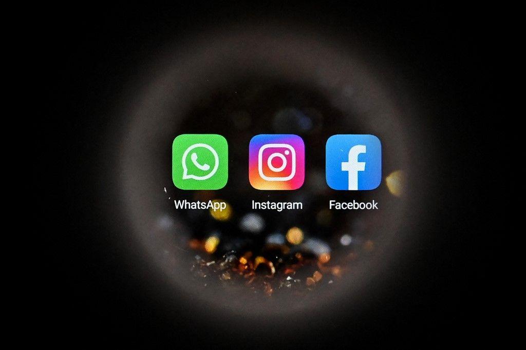 Facebook WhatsApp Instagram AFP