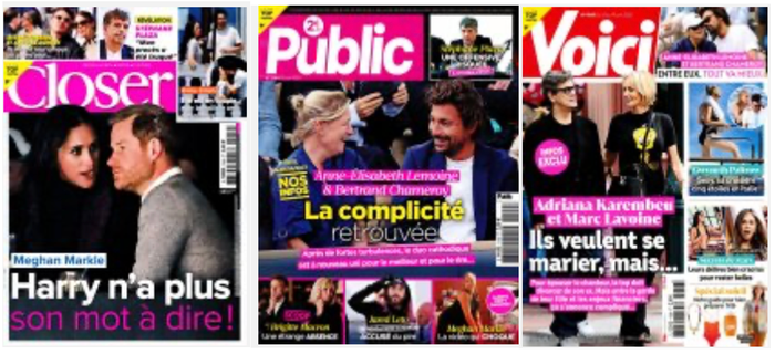 Unes des hebdos People