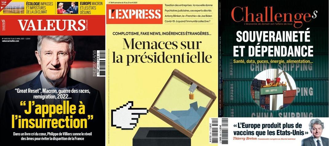 revue de presse des hebdos 15 avril