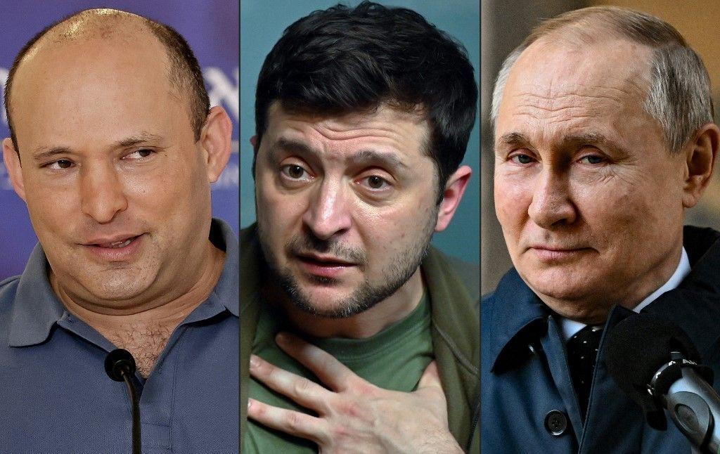 Volodymyr Zelensky Vladimir Poutine Israël AFP