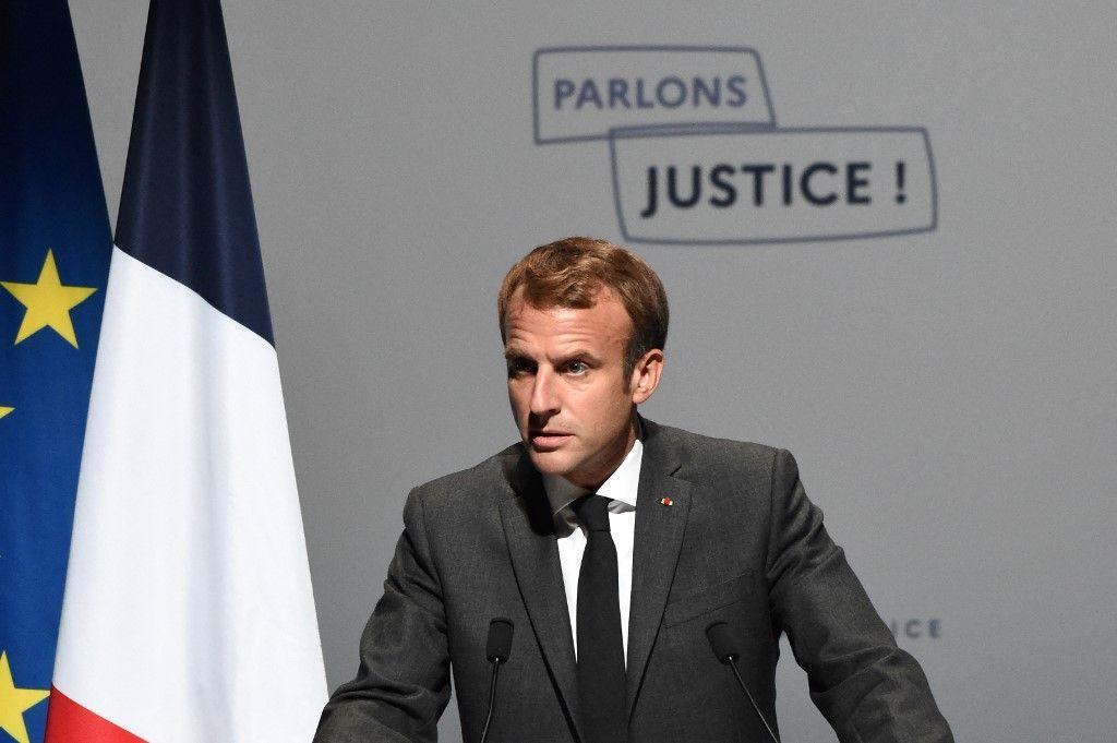 Emmanuel Macron états généraux de la justice AFP
