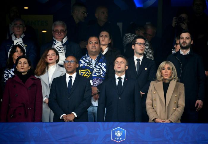 Emmanuel Macron stade de France AFP