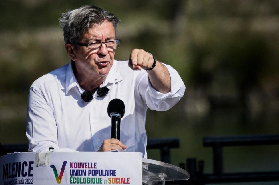 Jean-Luc Mélenchon Nupes AFP