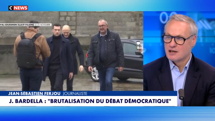 Jean-Sébastien Ferjou était l'invité de CNews. 