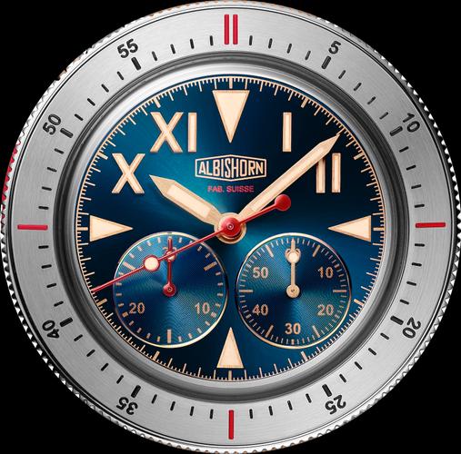 Un chronographe vintage plein d’imagination (Albishorn)…