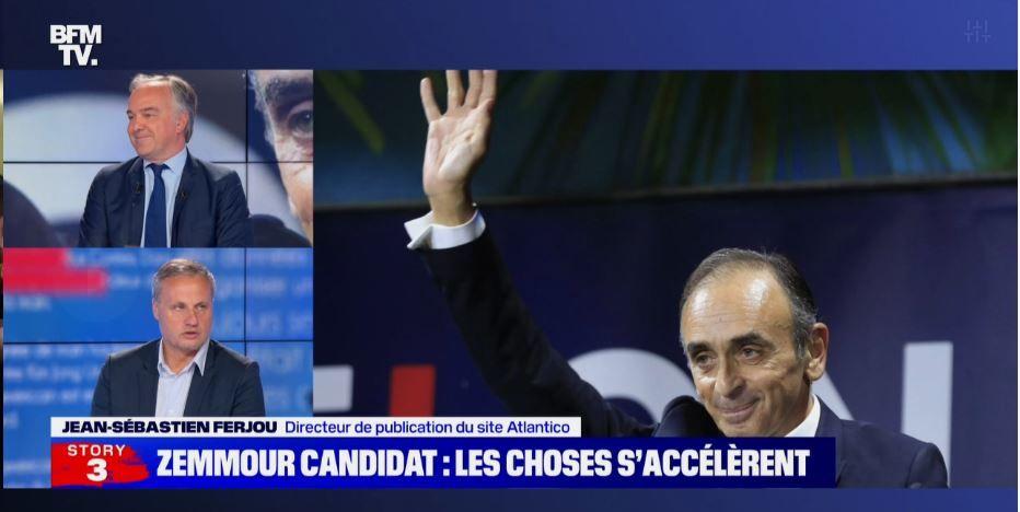 BFM Story Eric Zemmour candidat