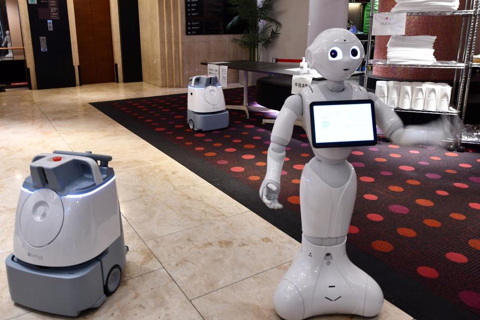 robots hôtel AFP