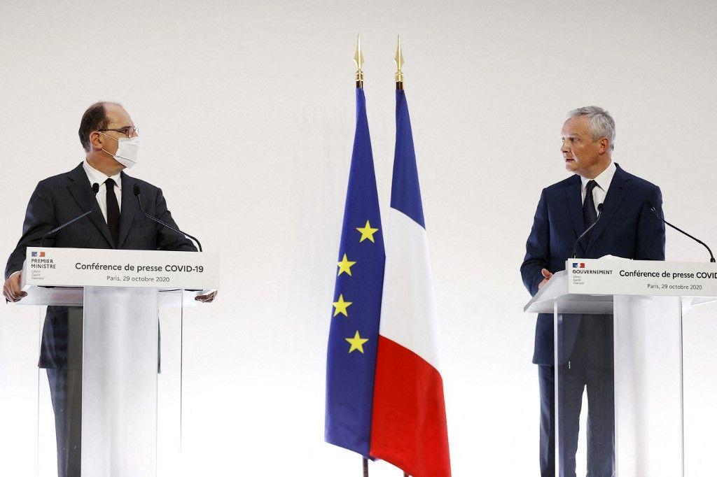 Jean Castex Bruno Le Maire AFP