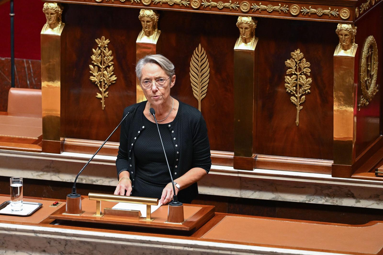 Elisabeth Borne Assemblée nationale AFP