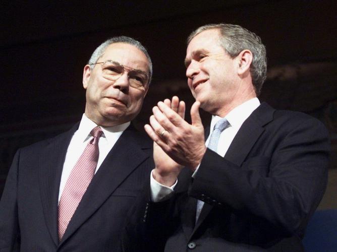 Colin Powell George Bush AFP