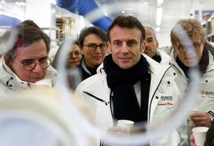 Emmanuel Macron 2023 Rungis