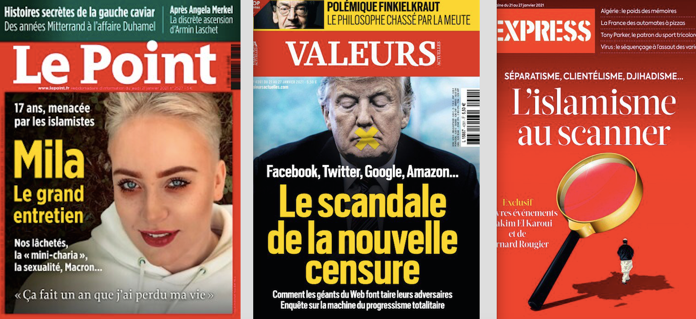 revue de presse des hebdos 21 janvier