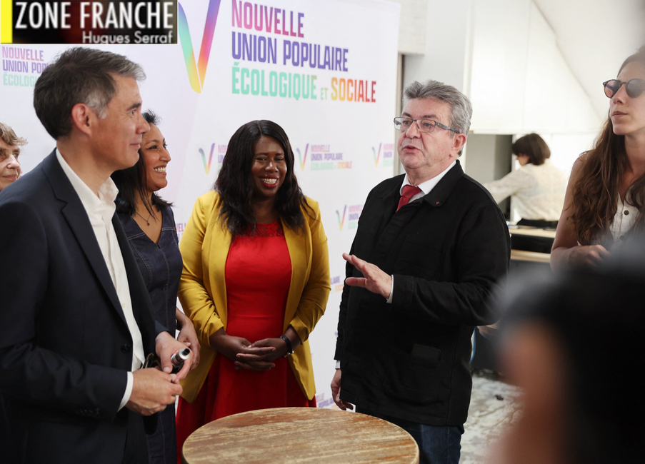 Jean-Luc Mélenchon à Olivier Faure : "Hé mec, calmos, mes punchlines ne sont pas encore dans le domaine public..."