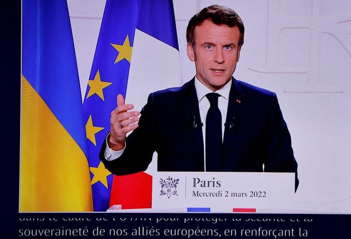 Emmanuel Macron Ukraine AFP