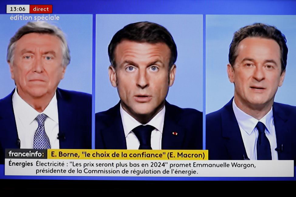 Emmanuel Macron interview AFP