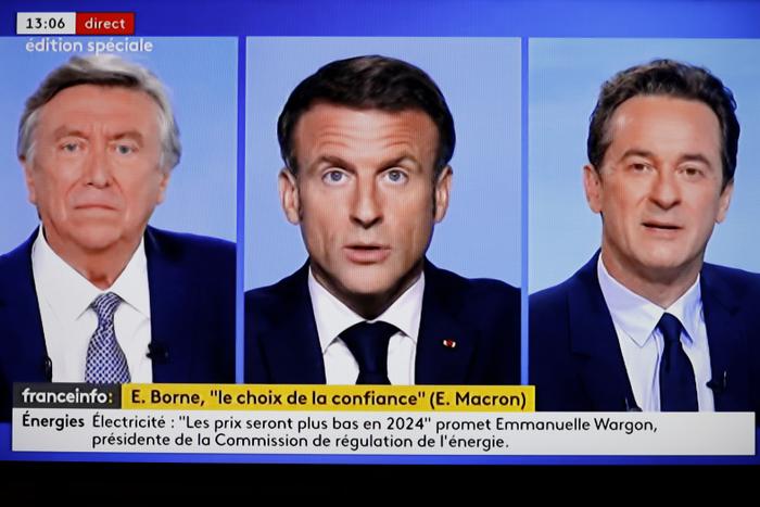 Emmanuel Macron interview AFP