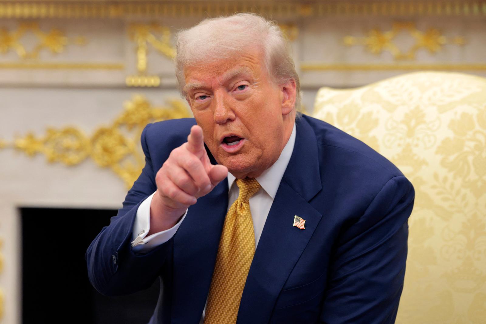 Le Président Donald Trump s'insurge. (Image d'illustration)