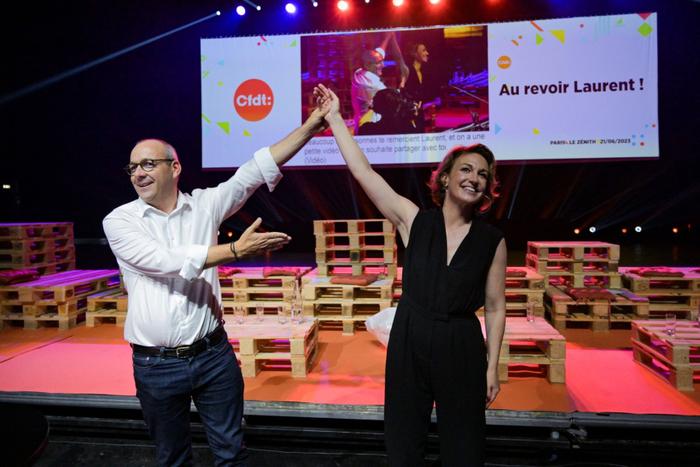 Laurent Berger et Marylise Leon