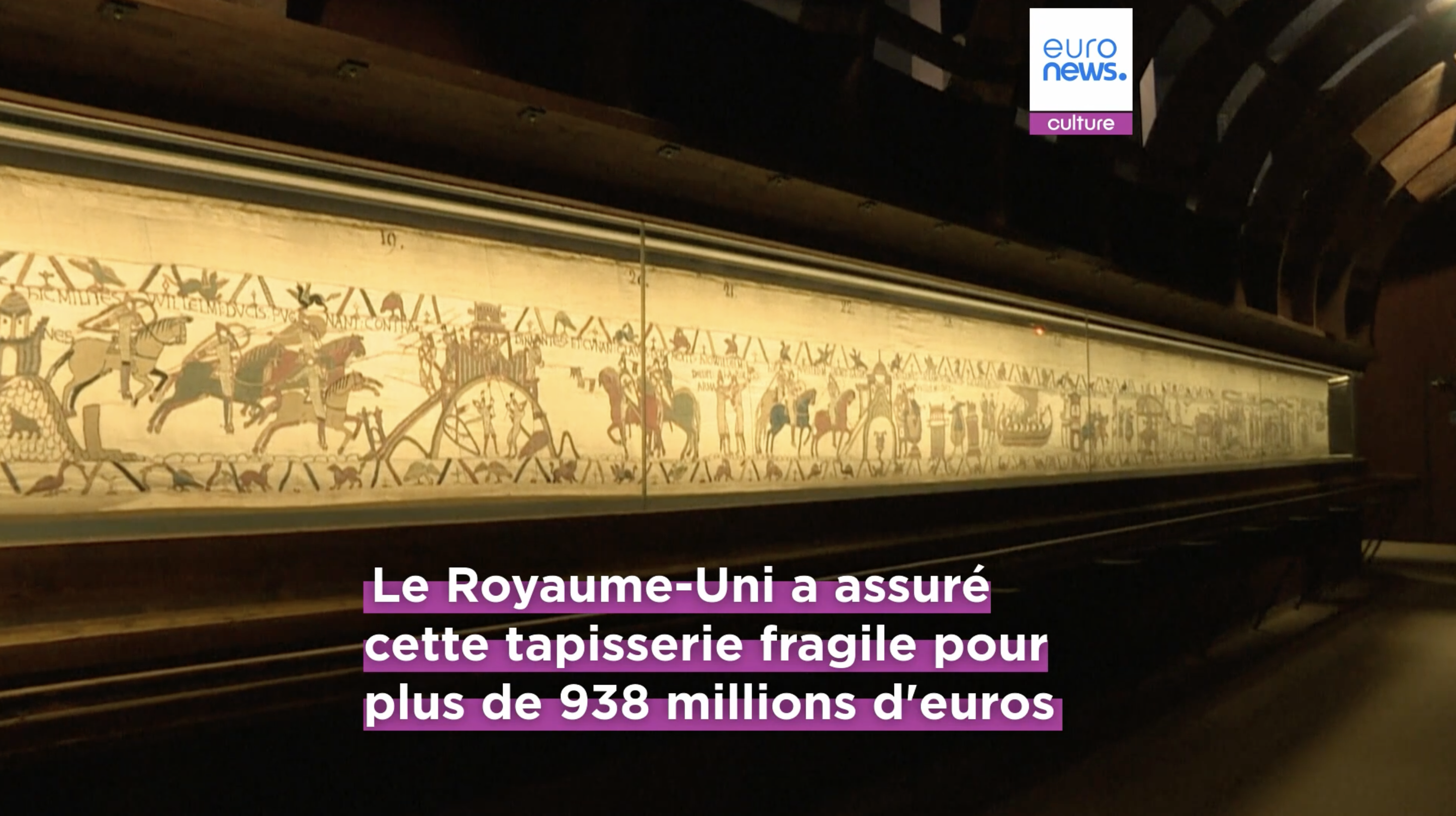 La célèbre tapisserie de Bayeux est arrivée au British Museum après un transfert historique