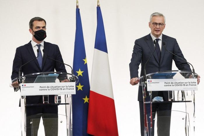 Olivier Véran Bruno Le Maire AFP