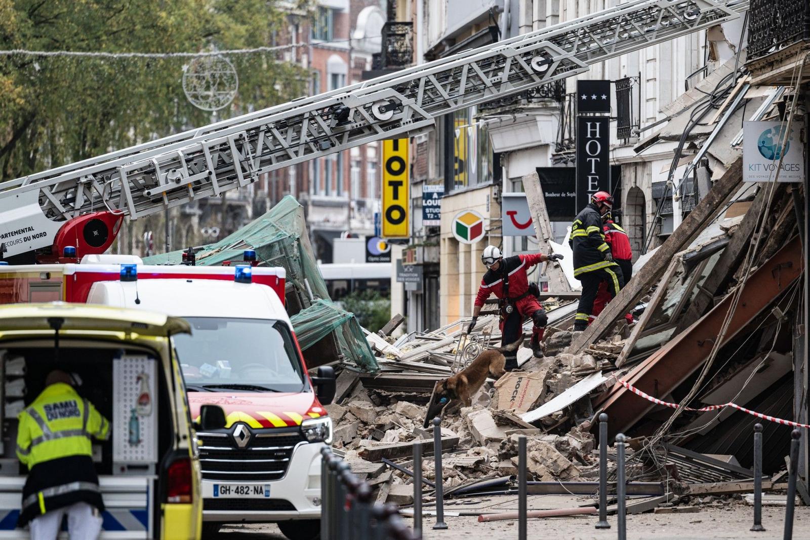 Lille effondrement immeubles AFP