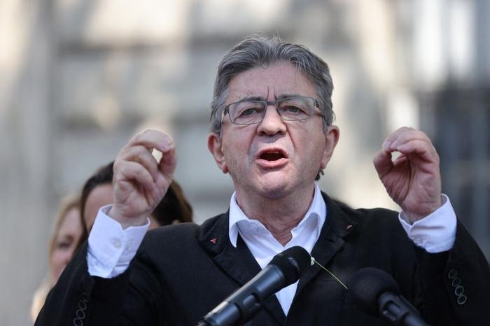 Jean-Luc Mélenchon portrait AFP