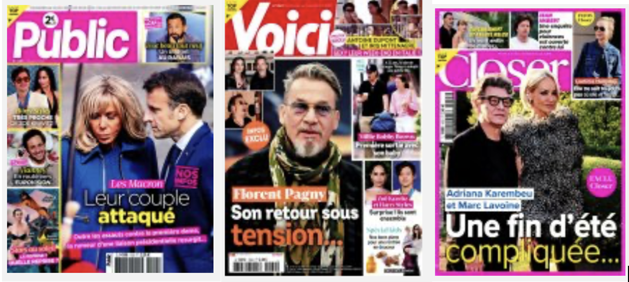 Harry Styles emballe Zoé Kravitz, Justin Trudeau largue Katy Perry; Public s'inquiète pour les Macron, Closer pour Marc Lavoine &Adriana Karembeu; Orlando Bloom s'affame, Ben Affleck se rase de rage; Laeticia Hallyday est SDF, Taylor Swift &Travis K SDC