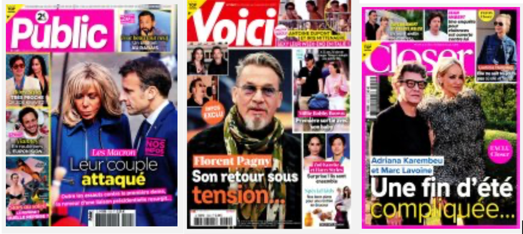 Unes des hebdos People