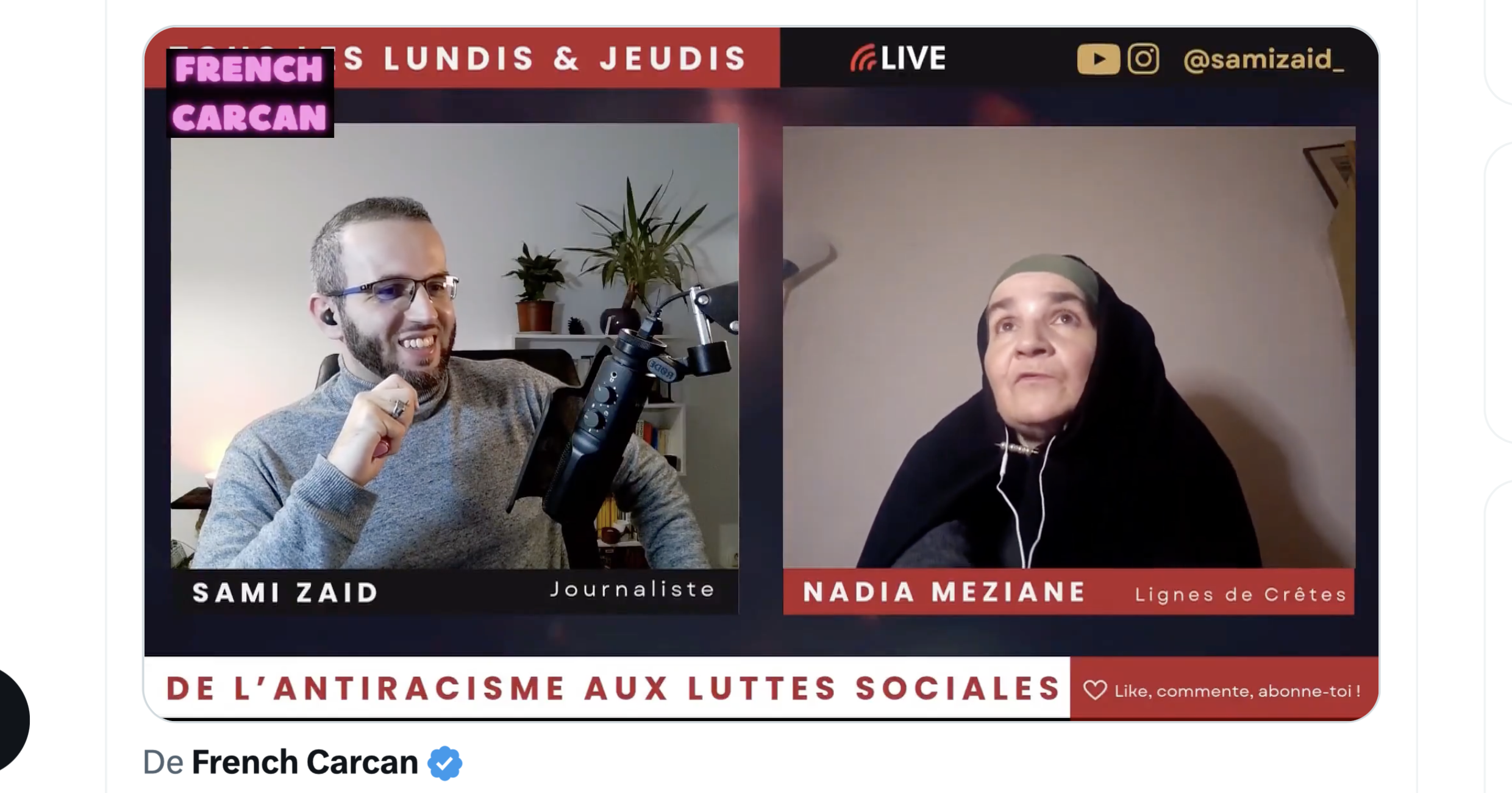 L'entrisme islamique à LFI ? Ce sont les insoumis islamistes qui en parlent le mieux