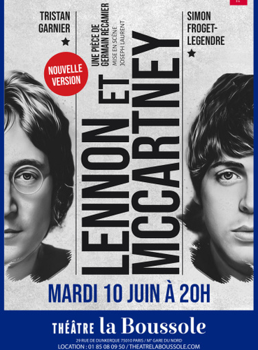 L'affiche du spectacle Lennon - McCartney.