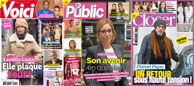 "Voici", "Public" et "Closer"
