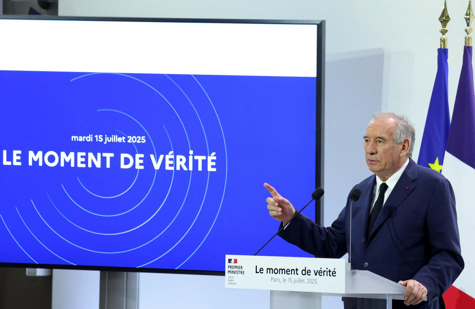 François Bayrou souhaite ramener le déficit à 4,6 % du PIB.