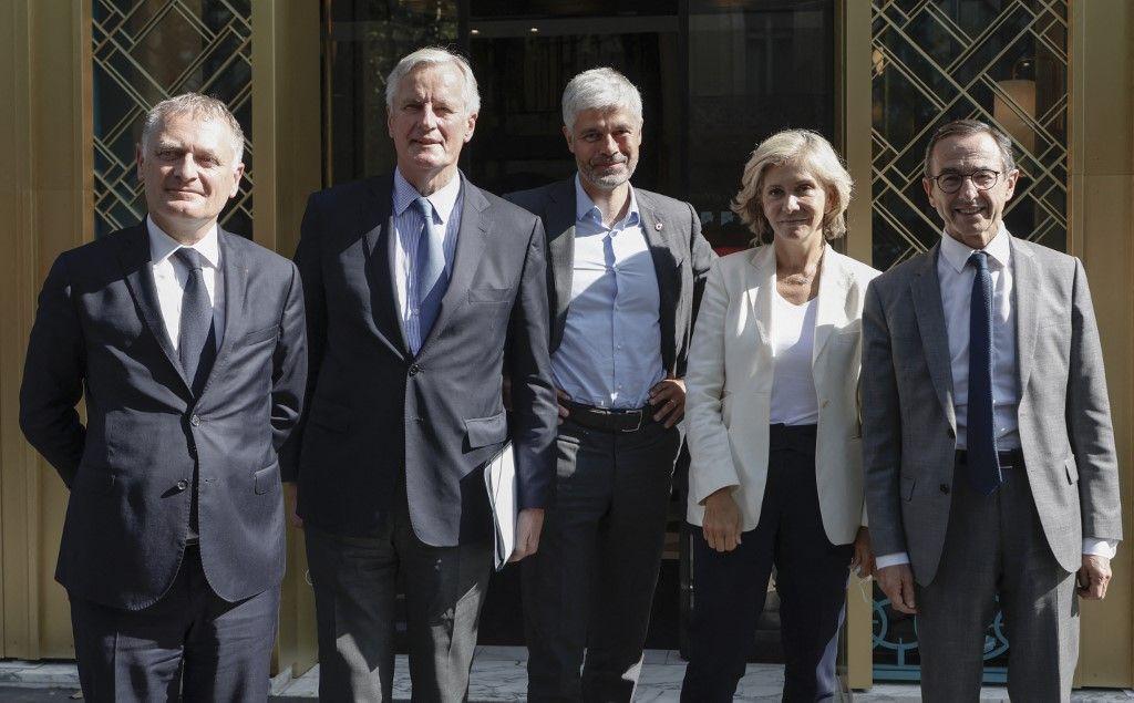 Les Républicains Valérie Pécresse Michel Barnier AFP