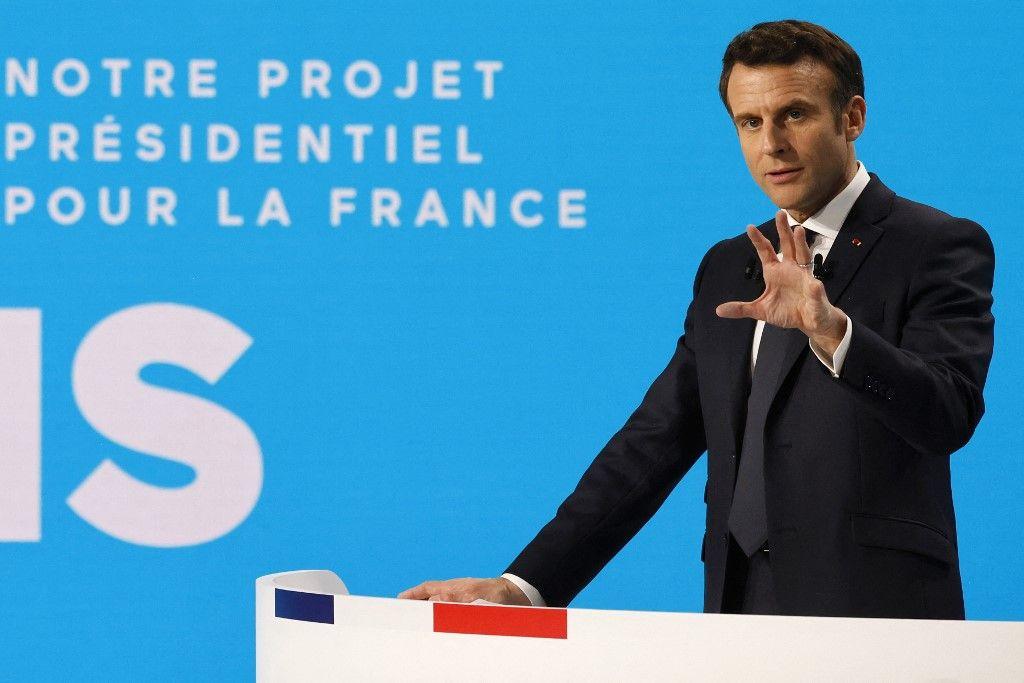 Emmanuel Macron programme AFP