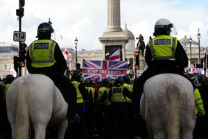 Une manifestation anti-migrants à Londres