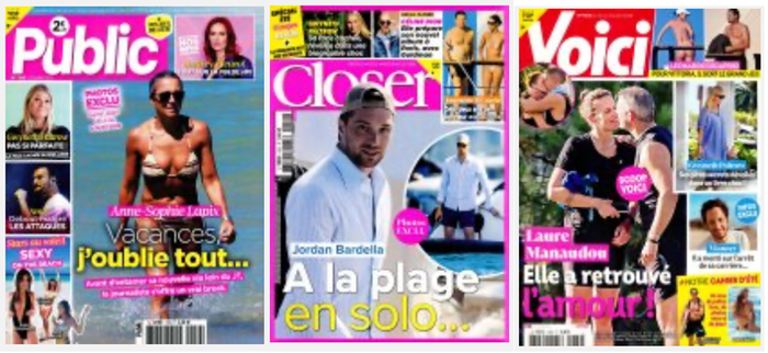 Unes des hebdos People