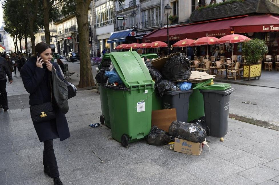 Paris poubelles AFP