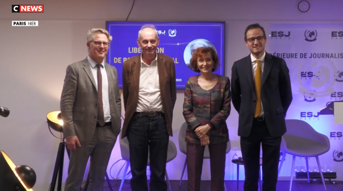 Inauguration salle Boualem Sansal à l’Ecole supérieure de journalisme de Paris.
