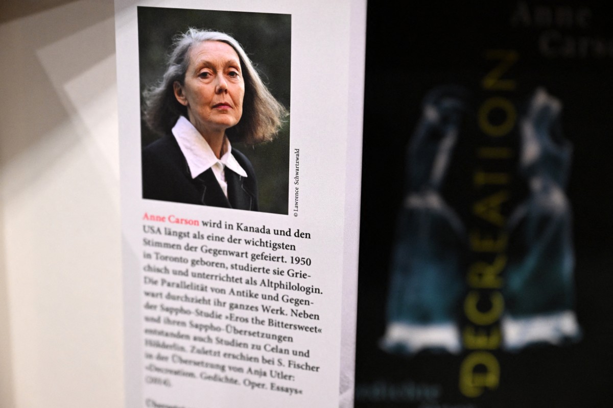 La Canadienne Anne Carson, le Nobel de littérature qui a aboli la frontière entre érudition et poésie