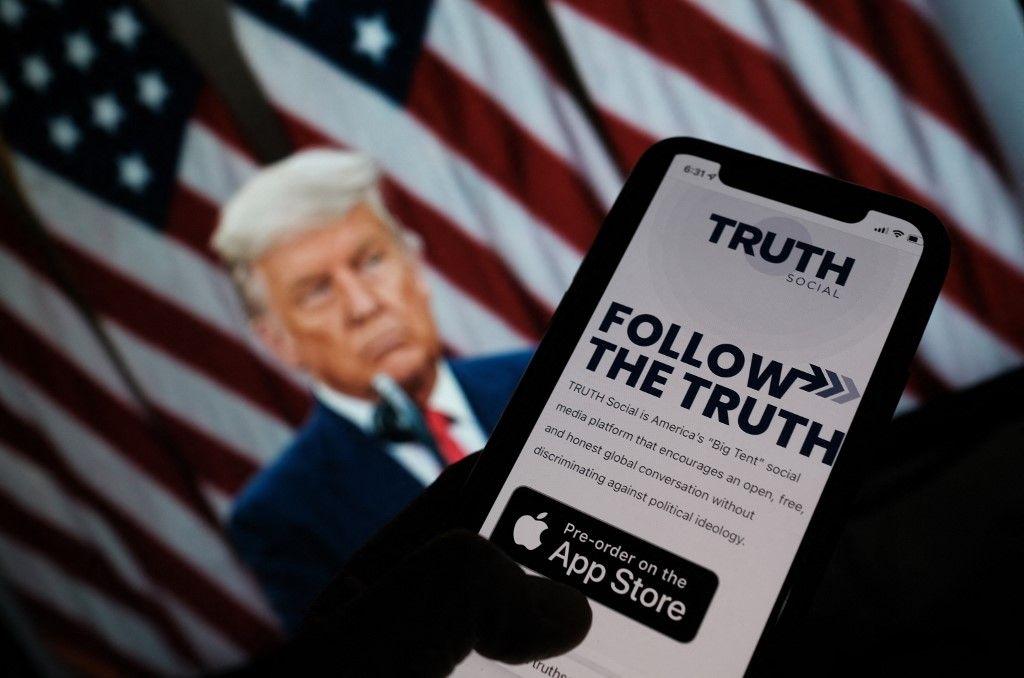 Truth Social Donald Trump AFP