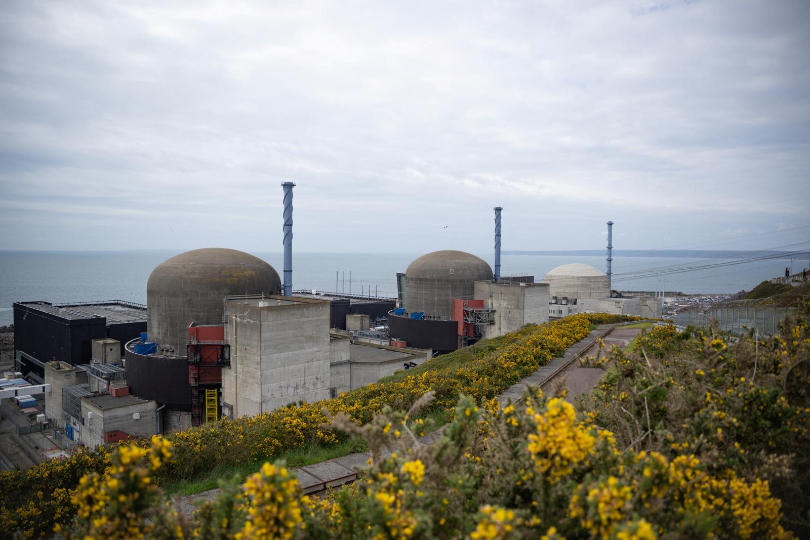 La centrale nucléaire de Flamanville, dans le nord-ouest de la France.