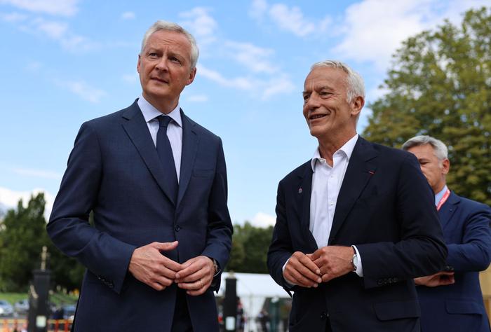 Bruno Le Maire Patrick Martin AFP