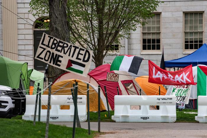 Sur le campus de Harvard, une ZAD organisée par des étudiants pro-palestiniens
